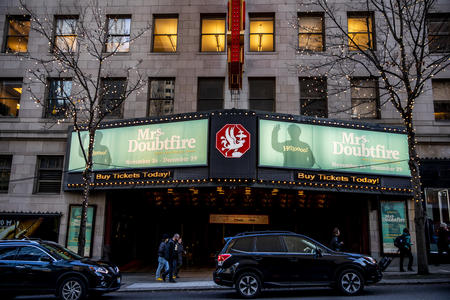 marquee of the 5th ave theatre