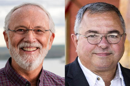 Photo of U.S. Rep. Dan Newhouse and Loren Culp, one of his challengers.