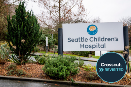 Shot of Seattle Children's Hospital sign