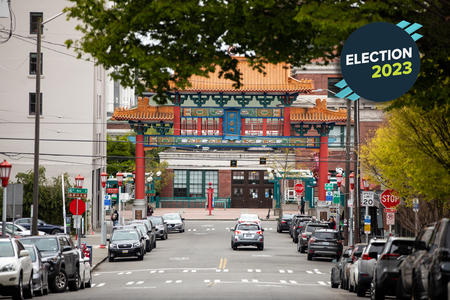 the historic chinatown gate in seattle